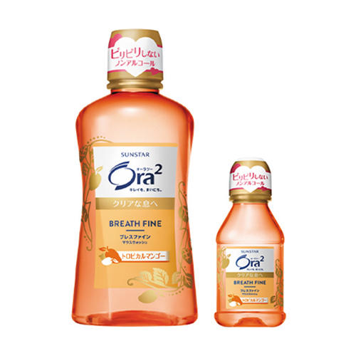 オーラツー ブレスファイン マウスウォッシュ [トロピカルマンゴー] 460mL/80mL