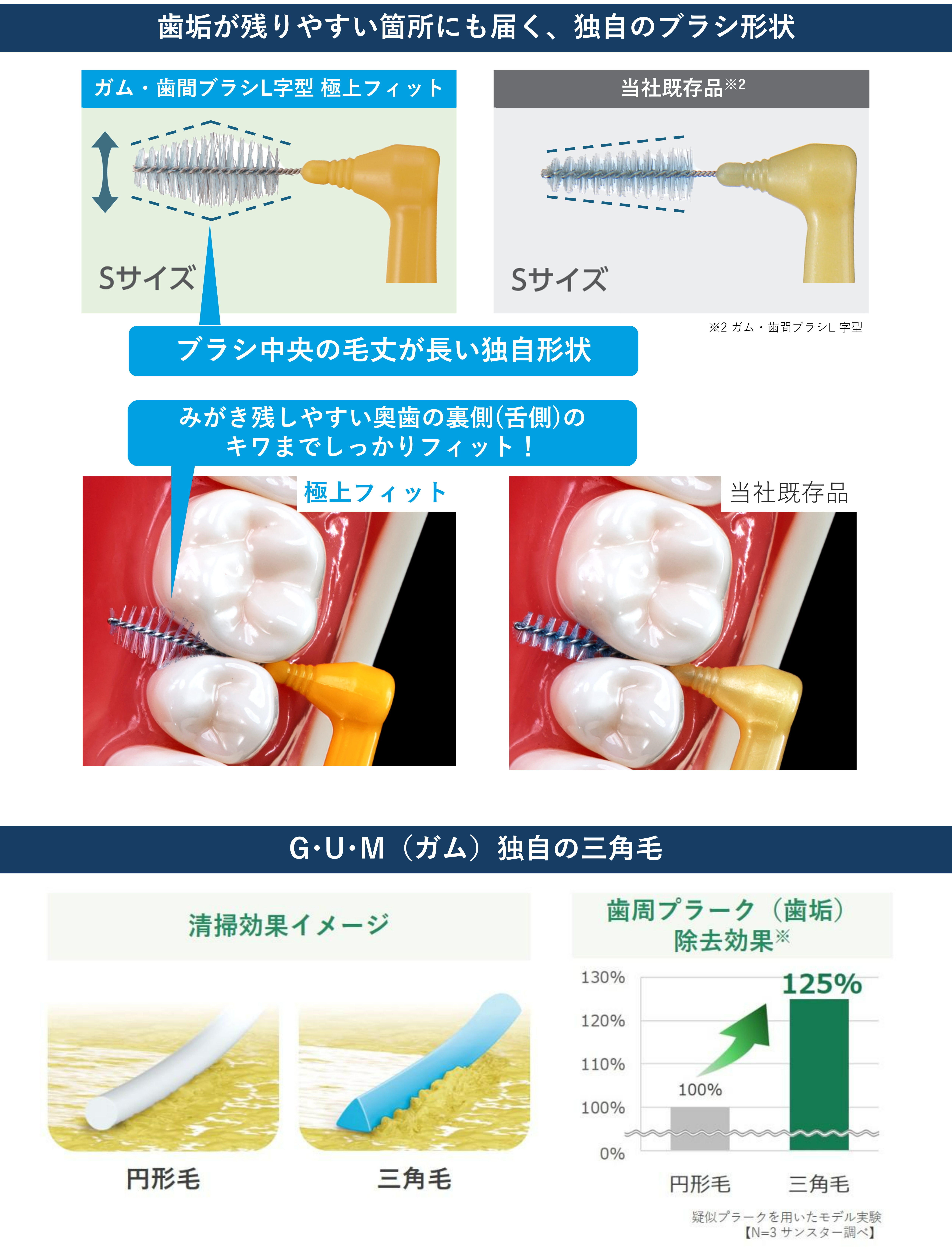 歯間ブラシ三角毛２
