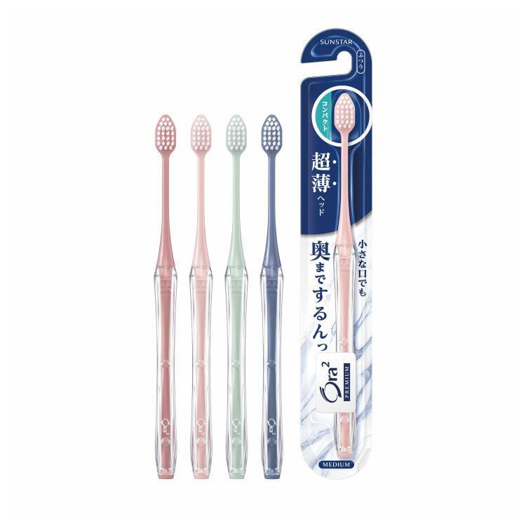 オーラツー プレミアム ハブラシ　なめらかフィット　[コンパクト・ふつう]